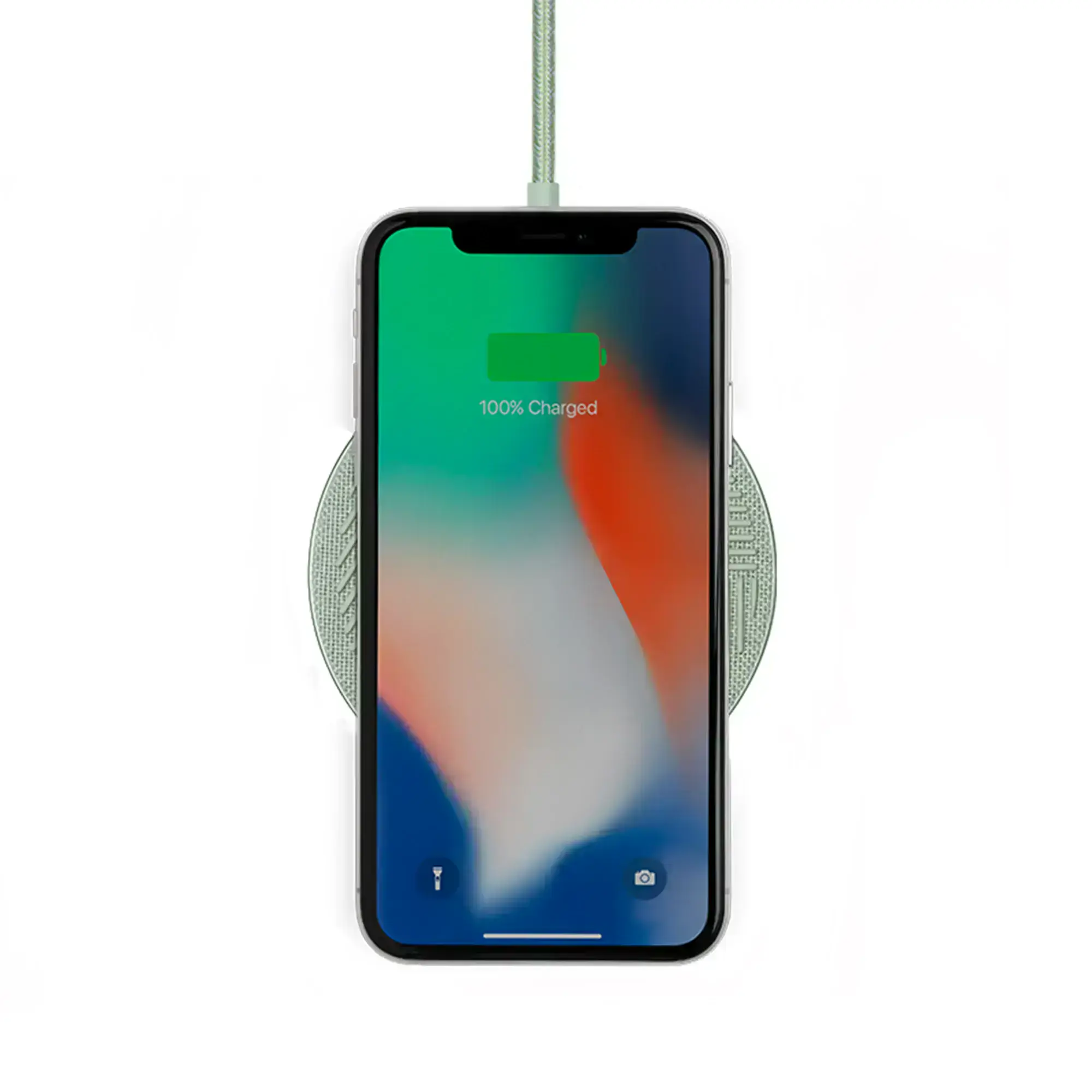 Native Union Drop Wireless Charger Fabric Sage (DROP-GRN-FB-NP)